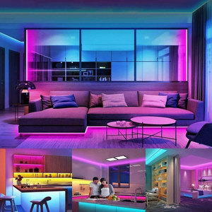 Joystar bán buôn dễ dàng để cắt <span class=keywords><strong>RGB</strong></span> linh hoạt Dimmable CCT 24V <span class=keywords><strong>12V</strong></span> 8.8 mét wifi thông minh 30m 100ft LED Strip ánh sáng Wifi ứng dụng điều khiển - Product Image 3