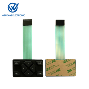 Silicone push button với FPC chiếu sáng bàn phím & bàn phím Silicone màng chuyển đổi - Product Image 6