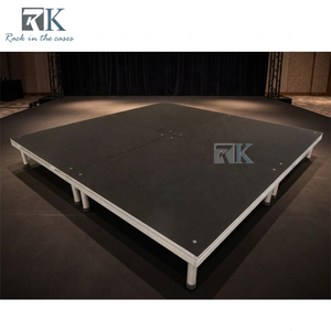 Square <b>Platform</b> <b>Stage</b> Assembly Aluminum Adjustable Four Legs <b>Stage</b> <b>Platform</b> - Product Image 2