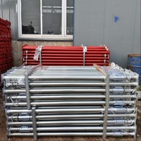 Étai métallique réglable galvanisé robuste pour support de coffrage en béton