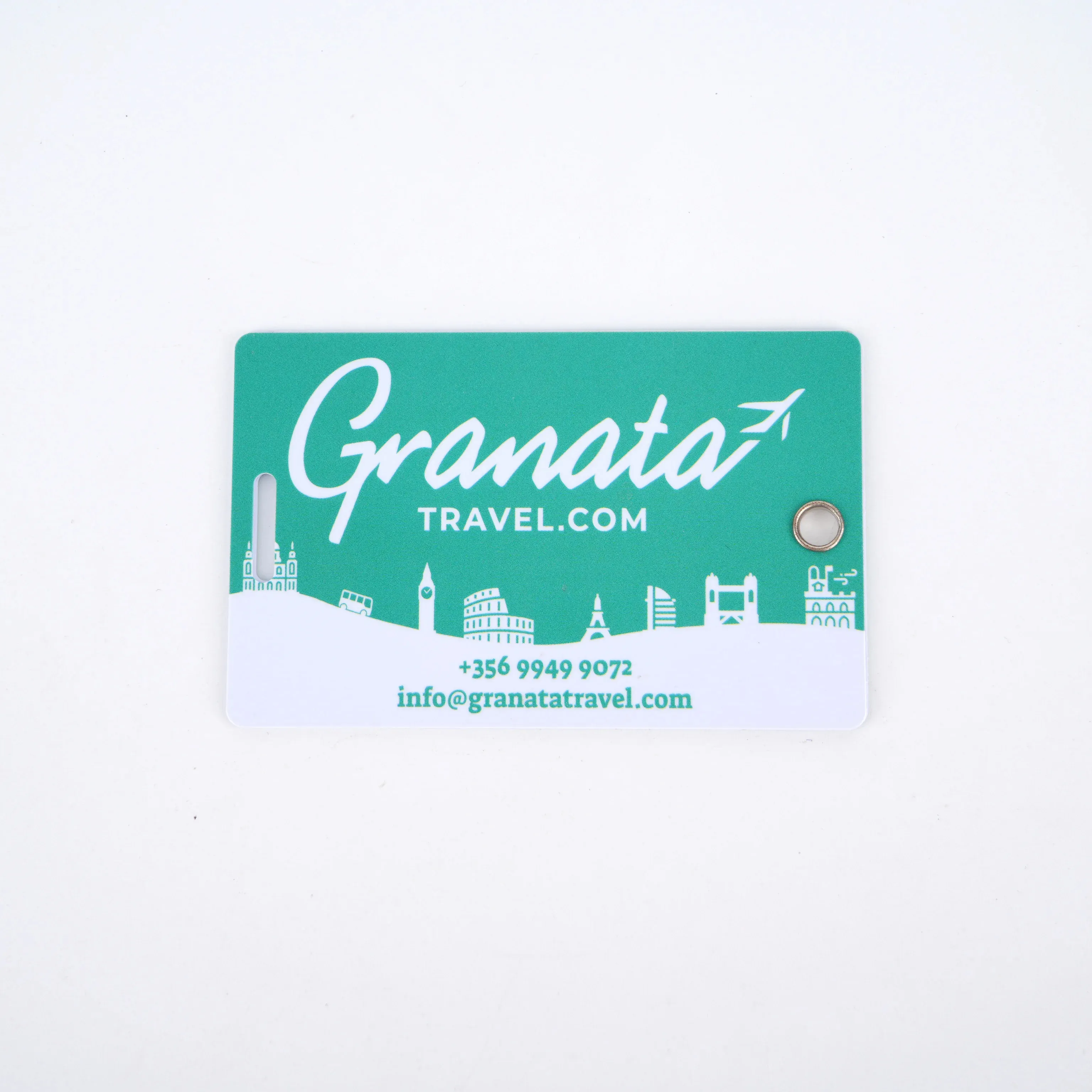Luggage tag customized with manufacturer price
