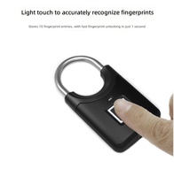 Serrure intelligente antivol à empreintes digitales, cadenas en alliage de zinc sans clé pour casier de gym, armoire scolaire, Cerradura