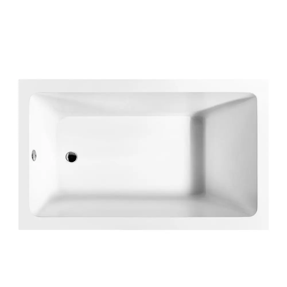 CUPC wholesale customized white drop in deep soaker acrylic portable bathtub apartment size walk in bath tub