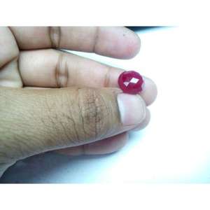 Corindón Rojo Natural, Rubí Redondo de 12x12 mm, 7.25 Quilates, Alta Calidad, Color Mejorado, Gema Suelta de Tercera Parte, M.Y.GEMS - Product Image 4