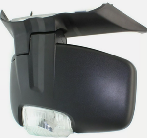 New 2014-2025 for Transit Left Side <b>Mirror</b> Short Arm Large <b>Glass</b> Power Heated Turn Signal Convex Black XMAXVISION - Product Image 2