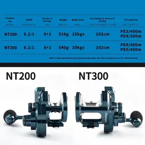 <span class=keywords><strong>Moulinet</strong></span> de pêche Lurekiller pour la pêche en mer, <span class=keywords><strong>moulinet</strong></span> à lancer à l'extérieur, en métal CNC, pour la pêche au <span class=keywords><strong>jigging</strong></span> lent, thon, haute vitesse, rapport de vitesse élevé, frein de 25 kg, <span class=keywords><strong>moulinet</strong></span> d'eau salée - Product Image 3