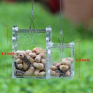 WXL280 Jouet de forage pour <span class=keywords><strong>perroquet</strong></span>, boîte suspendue en acrylique intelligente pour la croissance à domicile, installation facile, mangeoire intérieure pour oiseaux - Product Image 5
