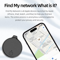 Suivi GPS intelligent certifié Apple IOS MFi et localisateur, mini localisateur Air Tag, suivi GPS pour moto, portefeuille, animal de compagnie