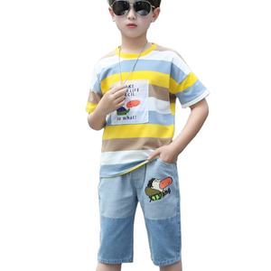Venta al por Mayor de Conjuntos de Ropa para Niños, Estilo Nuevo, Camisetas de Algodón y Pantalones Harem - Product Image 4