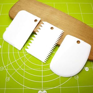 Baking Tools Cake Smoother Set Icing Scraper Smoother Cutter for Dough Cream Scraper - Product Image 1