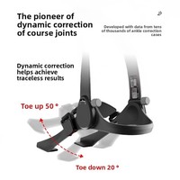 Orthèse de cheville et de pied professionnelle (AFO) - Conception pliable et légère pour la rééducation de l'hémiplégie suite à un AVC - Équipement pour usage domestique