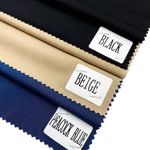 Bán buôn giá rẻ shinning satin sườn dệt Polyester Spun Spandex kéo dài vải telas cho người phụ nữ Ăn mặc - Product Image 1