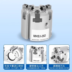 Cylindre pneumatique Dde Dade Pneumatics Mhs3 25D, corps en aluminium, type standard, pour usage industriel - Product Image 4