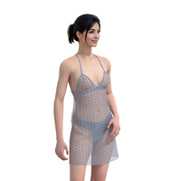 Nouvelle Robe de Nuit Longue pour Femme, Confortable, Sexy et Romantique, Imprimée, en Dentelle Brodé, Sans Manches, Respirante et à Séchage Rapide