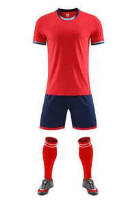 Hızlı Toptan Yetişkin Kısa Kollu Kışlık Futbol Formaları Antrenman Üniformaları Hızlı Kuruyan Nefes Alabilen Erkek/Kadın Sınır Ötesi Yurtdışı - Product Image 2