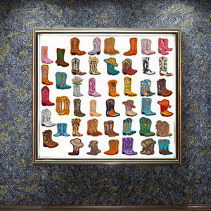 Parches Termoadhesivos de Tela Twill con Diseño de Botas Vaqueras para Niñas, Apliques Bordados de Alta Calidad para Jeans, Sombreros y Mochilas, Venta al Por Mayor - Product Image 3