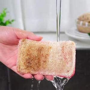 Brosse de nettoyage de cuisine moderne en pulpe de bois compressée, type Loofah, pour la vaisselle, les casseroles et le démaquillage - Product Image 6