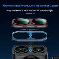Kit de filtres pour Osmo Pocket 4pro : filtre UV, filtre CPL, filtre de diffusion noir, filtre VND, filtre nuit naturelle, fabriqué en usine