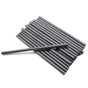Petites pailles <span class=keywords><strong>en</strong></span> <span class=keywords><strong>plastique</strong></span> biodégradable pour cocktail PLA de taille personnalisée <span class=keywords><strong>Paille</strong></span> courte noire pour bar agave - Product Image 1