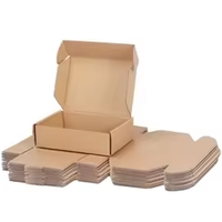 Boîte en carton personnalisée avec impression de logo, recyclable, en carton ondulé, pliable, avec fermeture pour produits ménagers et cosmétiques