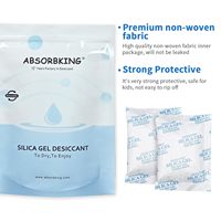 Sachets déshydratants en gel de silice 50g, 25 unités, qualité alimentaire pour l'électronique, le stockage des semences et les filaments 3D