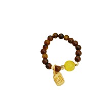 Bague tendance pour femme, perles naturelles complexes, breloque colorée et mignonne, design unique à bouche fermée, pour bague de fiançailles ou d'index