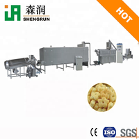 Machine extrudeuse de maïs soufflé à double vis électrique automatique de haute qualité, équipement multifonctionnel pour chips de maïs soufflé