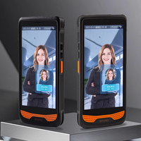 Sistema de control de acceso de asistencia de reconocimiento facial terminal de mano móvil portátil Android de gran oferta OEM