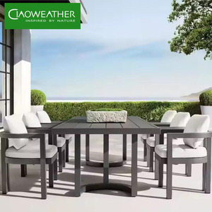 Juego <span class=keywords><strong>de</strong></span> Comedor <span class=keywords><strong>de</strong></span> Aluminio <span class=keywords><strong>para</strong></span> <span class=keywords><strong>Terraza</strong></span> Exterior, 11 Piezas, <span class=keywords><strong>Sillas</strong></span> <span class=keywords><strong>y</strong></span> Mesa <span class=keywords><strong>de</strong></span> Metal, Muebles Modernos <span class=keywords><strong>para</strong></span> Patio, Jardín, <span class=keywords><strong>Restaurante</strong></span>, Villa, Patio - Product Image 1
