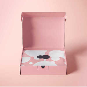 Premium Gebak Dessertdonut Verpakkingen Bedrukt Roze Luxe Mini Koekjes Papieren Verpakking Met Logo - Product Image 3