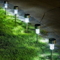 Lampes de jardin solaires à LED au design moderne projecteur de chemin paysager à lumière chaude étanche pour l'extérieur en gros pour une utilisation souterraine