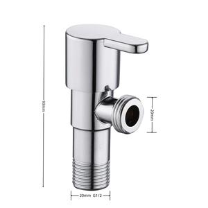 Fabrication en usine de robinets d'arrêt d'<span class=keywords><strong>angle</strong></span> sanitaires 1/2 pour évier d'eau, pour la plomberie de salle de bain, cuisine, application de robinet de <span class=keywords><strong>douche</strong></span> - Product Image 6