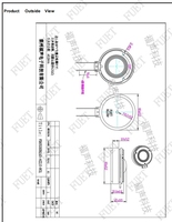 60MM 8Ohm 15W 1500Hz Ferrite Aimant Externe Haute Fréquence Tweeter Haut-Parleur Unité Pilote pour Système Audio Extérieur