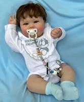 Offre Spéciale corps complet Silicone vinyle sommeil Reborn bébé poupée 22 pouces 55cm réaliste nouveau-né bébé poupée