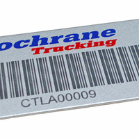 Autocollant personnalisé en métal noir avec numéro QR, gravé au laser, code QR unique, étiquettes en aluminium