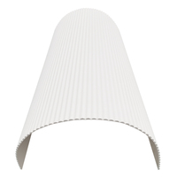 Nouvelle décoration intérieure Panneau mural flexible en MDF cannelé apprêté blanc Vente directe d'usine Revêtement mural en vente chaude