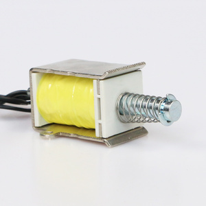 Mini eletrosolenóide solenóide dc 12v <span class=keywords><strong>24v</strong></span>, aparelho eletromagnético personalizado de alta qualidade para portas e equipamentos abertos - Product Image 1