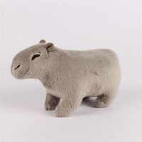 Jouet animal en peluche Capybara mignon et moelleux Simulation Capybara Rongeur