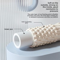 Rouleau en mousse EVA pour la relaxation musculaire, équipement professionnel de massage amincissant pour les jambes, yoga, fitness, style Langya