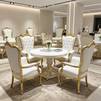Chaises de trône royales de luxe à dossier haut, blanches et dorées, moins chères, pour mariage et événements