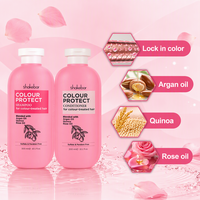 SHAKEBAR Argan Oil Color Protect Shampoo dan Kondisioner Bebas Sulfat dengan Minyak Quinoa dan Minyak Mawar untuk Perawatan Rambut yang Diwarnai dan Diolah