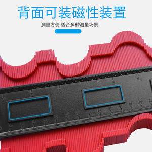 Multi-Functional Woodworking <b>Tool</b> Plastic Contour <b>Measuring</b> Arc <b>Gauge</b> Profile and Irregular Contour <b>Gauge</b> - Product Image 2