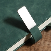 Carnet A5 en lin blanc avec couverture rigide personnalisé 100 pages réutilisables Journaux de cinq minutes-Journal quotidien de gratitude