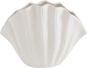Unique Design Handicraft Ornaments Decoration Terracotta <strong>Vase</strong> Shell Shape Ceramic <strong>Flower</strong> <strong>Vases</strong> - Product Image 5