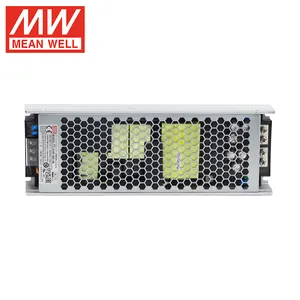 Meanwell UHP-500-48 نوع نحيف مع وظيفة PFC 500W تحويل إمدادات الطاقة 48 فولت