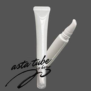 Tuýp đựng son bóng, son dưỡng môi nhựa trống in logo tùy chỉnh, có đầu cọ gốm, bao bì mỹ phẩm - Product Image 6