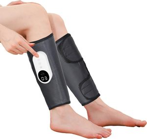 Masseur de jambes multifonctionnel à compression d'air et pression électrique pour la relaxation musculaire, massage des mollets et amélioration de la circulation, idéal pour les voyages - Product Image 1