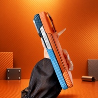 Funda de Teléfono de Fibra de Carbono Forjada, de Lujo, Resistente a Impactos, para iPhone