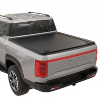 Zolionwil dur rétractable Tonneau enroulable couverture de lit de ramassage manuel volet roulant 4x4 Double verrouillage pour Byd Shark 6 2025-2026