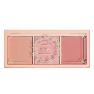 Prodotti per il trucco all'ingrosso Blush PIPL multiuso 3-Tone nudo opaco a doppia Texture Rouge premere guancia fard polvere Palette - Product Image 6